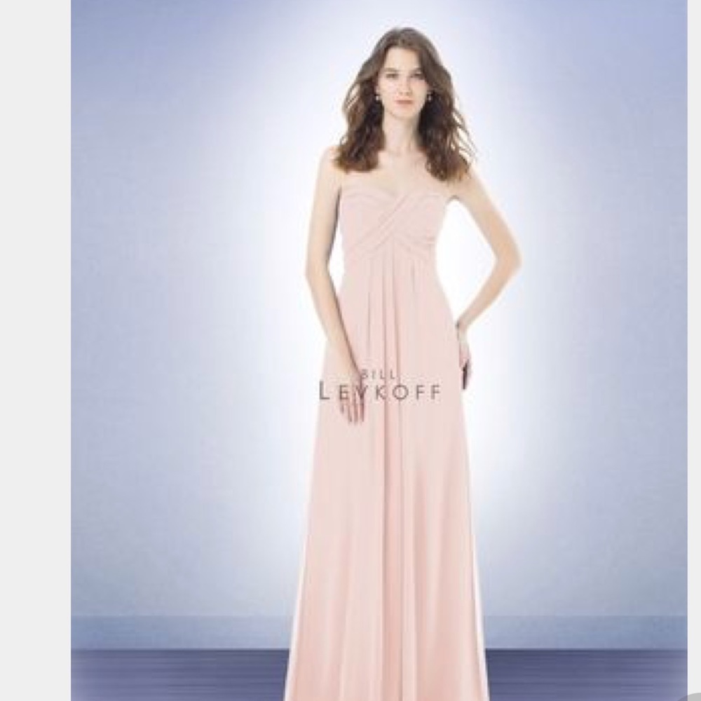 Bill Levkoff bridesmaid dress 482 in petal pink